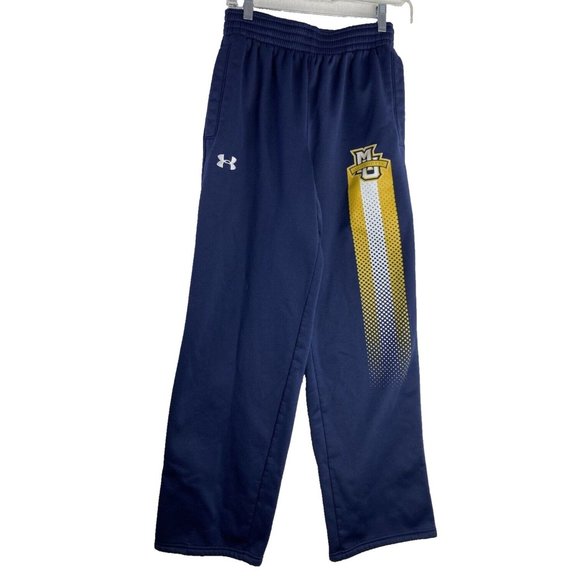 Under armour Fleece Lined Women Wide leg Sweat Pant S Marquette University - Picture 1 of 15